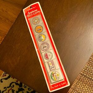 NWT package of 7 Jamboree belt loops Boy Scouts of America